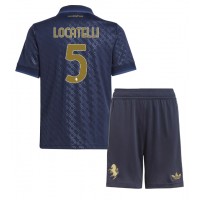 Camisa de time de futebol Juventus Manuel Locatelli #5 Replicas 3º Equipamento Infantil 2024-25 Manga Curta (+ Calças curtas)